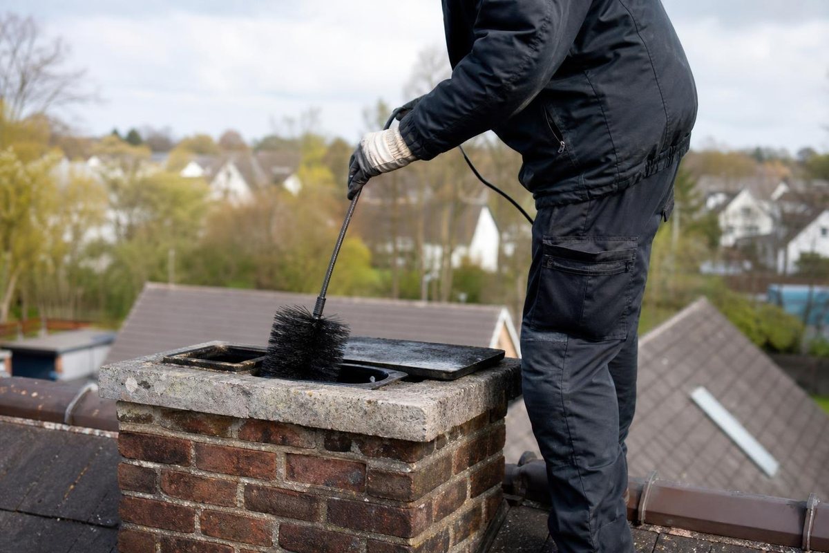 Stock photo: On the roof